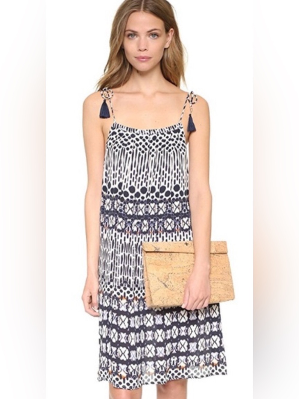 Charming Charlie Multi Patterned Sleeveless Tie Shoulder Straps Size XL